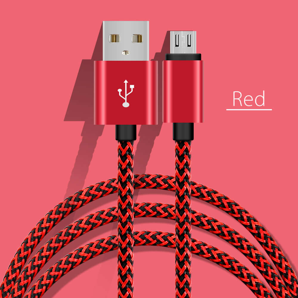 Micro USB Braided Charging Cable - Eastlakes Electronics
